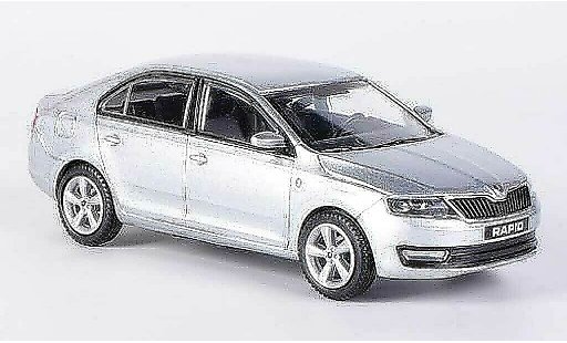 Skoda Rapid Base 1/43 Abrex greygrey 2012 diecast model cars