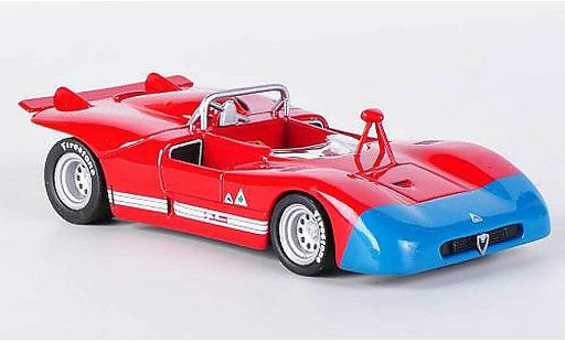 Alfa Romeo 33.3 prototipo 1/43 M4 1971 red/blue diecast model cars