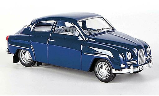 Saab 96 Base 1/43 Skandinavisk blue 10 diecast model cars