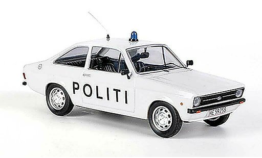 Ford Escort Berlina 1/43 Skandinavisk Politi Police (DK) diecast model cars