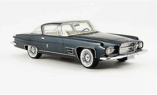 Chrysler Dual Ghia Coupe 1/43 American Excellence L6.4 Hardtop blue limited Auflge 500 piece 1957 diecast model cars