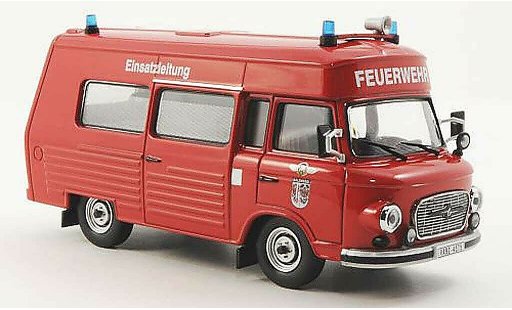Barkas B 1000 pompiers 1/43 IST Models SMH-3 Fire brigade Salzwedel 1984 diecast model cars