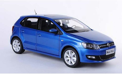 Volkswagen Polo Base 1/18 Paudi V blue Asien-Version 2011 diecast model cars