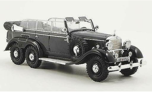 Mercedes G4 Base 1/43 WhiteBox (W31) grey/black 1938 diecast model cars