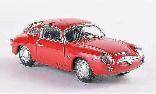 Fiat 750 Abarth 1/43 Best Zagato red 1958 diecast model cars