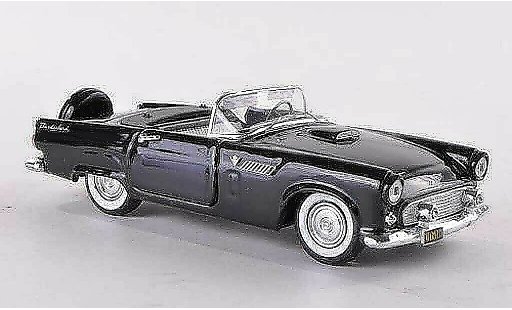 Ford Thunderbird Two-Seater 1/43 Rio Convertible black diecast model cars
