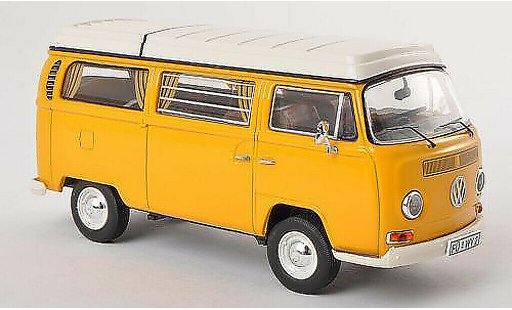 Volkswagen T2 A 1/43 Premium ClassiXXs Camping (neues folding roof) yellow diecast model cars