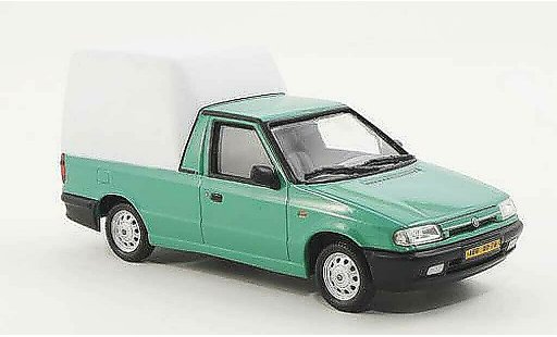 Skoda Felicia Pick-Up 1/43 Abrex green/white 1996 diecast model cars