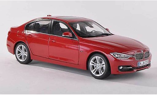 Bmw 330 berline 1/43 Paragon F30 black-red diecast model cars