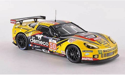 Chevrolet Corvette ZR1 1/43 IXO C6 No.50 demeco/Motul/McDonald s 24h Le Mans 2011 P.Bornhauser/J.Canal/G.Gardel diecast model cars