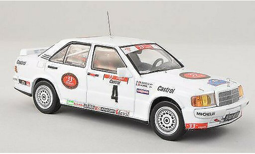 Mercedes 190 DTM 1/43 IXO 2.3-16 No.4 33 Export Tour voiture 1986 D.Auriol/B.Occelli diecast model cars
