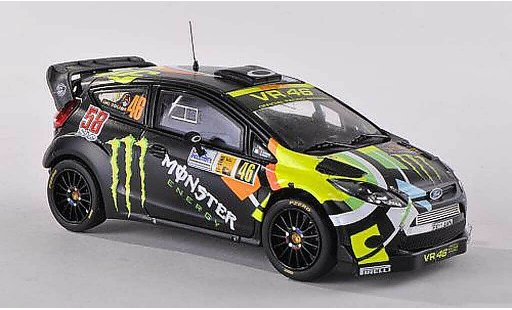 Ford Fiesta WRC 1/43 IXO No.46 Monster Monza Rally 2011 V.Rossi/C.Cassina diecast model cars