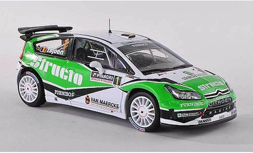 Citroen C4 WRC 1/43 IXO No.1 Structo Rally Wallonien 2011 Tsjoen/Chevaillier diecast model cars
