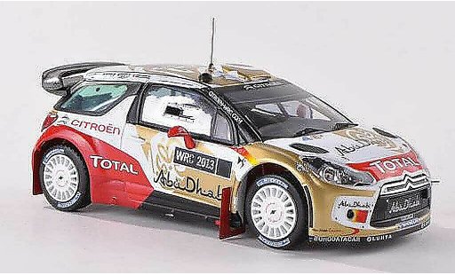 DS Automobiles DS3 WRC 2013 1/43 IXO Abu Dhabi World Rally Team Presentationsfahrzeug diecast model cars