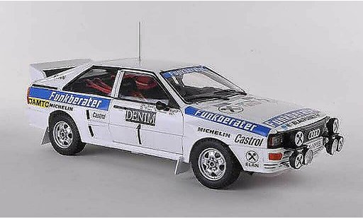 Audi Quattro a2 1/18 Sun Star No.1 Funkberater Janner Rally 1984 Wittmann/Nestinger diecast model cars