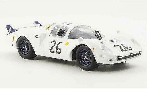Ferrari 365 P2 1/43 Ferrari Racing Collection Elefante Bianco 24h Le Mans C.Parsons / R.Rodriguez 1967 diecast model cars
