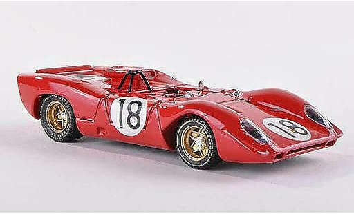 Ferrari 312 P 1/43 Best Spyder No.18 Le Mans Test 1967 Brambilla/Schetty diecast model cars