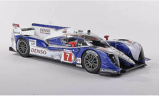 Toyota TS030 Base 1/43 Spark hybride No.7 Dense 24h Le Mans 2012A.Wurz/N.Lapierre/K.Nakajima diecast model cars