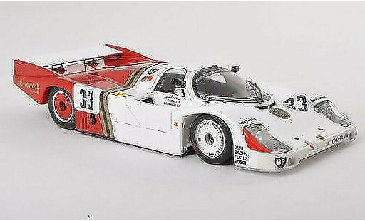 Porsche 956 1985 1/43 Spark No.33 American 100's 24h Le Mans J.Gartner/grey.Hobbs/G.Edwards diecast model cars