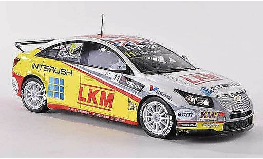 Chevrolet Cruze course 1/43 Spark 2012 1.6T No.11 LKM A.Macdowall WTCC Macau diecast model cars