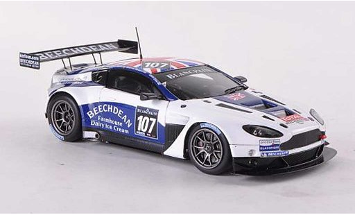 Aston Martin V12 Vantage vantage 1/43 Spark No.107 Beechdean Motorsport 24h Spa 2012 A.Howard/J.Adam/P.Dryburgh/J.Gaw diecast model cars
