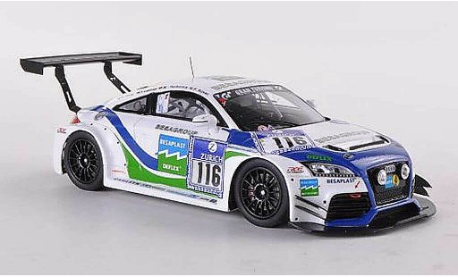 Audi TT rs 1/43 Spark No.116 Besaplast 24h Nurburgring 2012 F.Kovac/M.Tschornia/F.Lesturp/K.Thiim diecast model cars