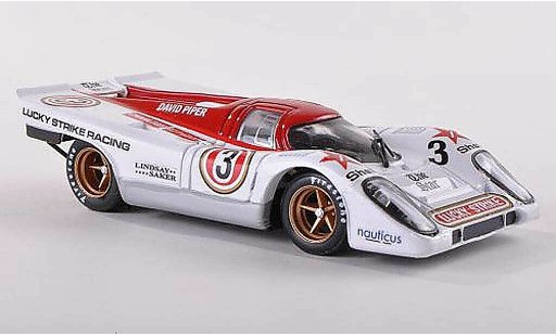 Porsche 917 1971 1/43 Brumm K No.3 Scuderia David Piper 9h Kyalami Hattwood/Charlton diecast model cars