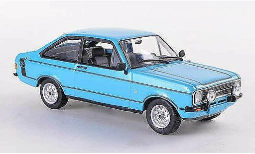 Ford Escort Sport 1/43 Minichamps 1600 blue 1975 diecast model cars