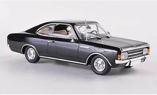 Opel Rekord C 1/43 Minichamps Coupe black 1966 diecast model cars