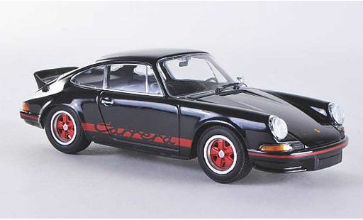 Porsche 911 RS 1/43 Minichamps Carrera 2.7 black with roten stripes and Felgen 1972porsche_ porsche__ diecast model cars