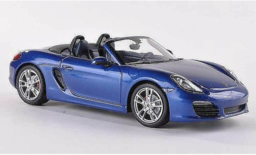 Porsche 718 S 1/43 Minichamps (981) blue 2012 diecast model cars