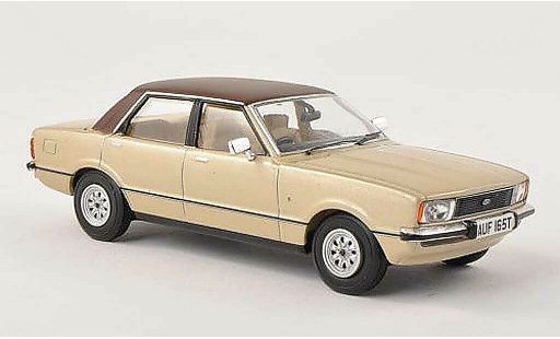 Ford Cortina Ghia 1/43 Vanguards MkIV 2.0 beige/lumineuses-brun RHD diecast model cars