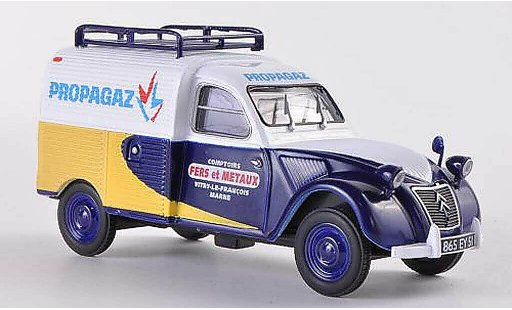 Citroen 2CV Fourgonnette 1/43 Eligor AZU Propagaz diecast model cars