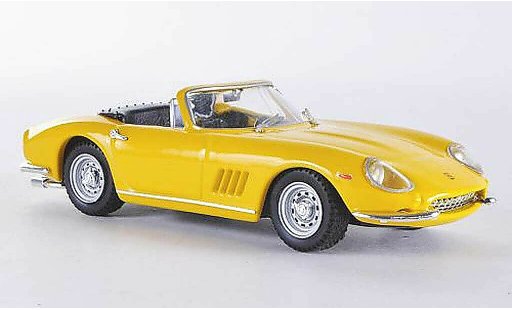 Ferrari 275 GTB/4 1/43 Best Spyder yellow diecast model cars