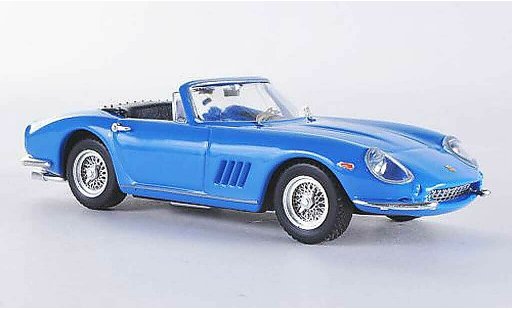 Ferrari 275 GTB/4 1/43 Best Spider blue Steve Mc Queen diecast model cars
