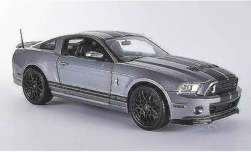 Shelby GT 500 Base 1/18 Shelby Collectibles grey with blacken stripes diecast model cars