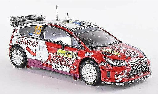 Citroen C4 WRC 1/43 IXO No.15 Kalev Sport Rally Griechenland 2008 U.Aava/K.Sikk diecast model cars