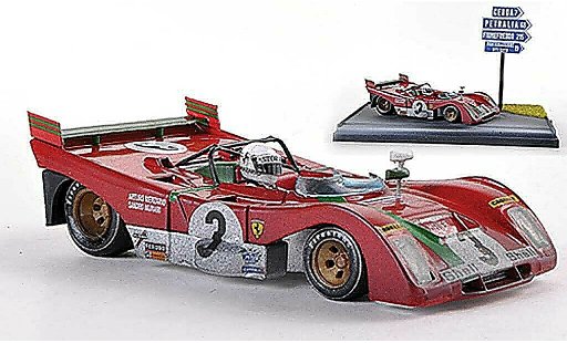 Ferrari 321 course 1/43 Brumm PB No.3 Targa Florio 1972 A.Merzario / S.Munari diecast model cars