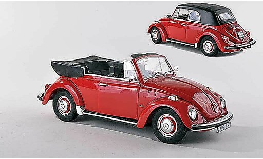 Volkswagen Coccinelle Cabriolet 1/18 Revell 1302 LS red diecast model cars