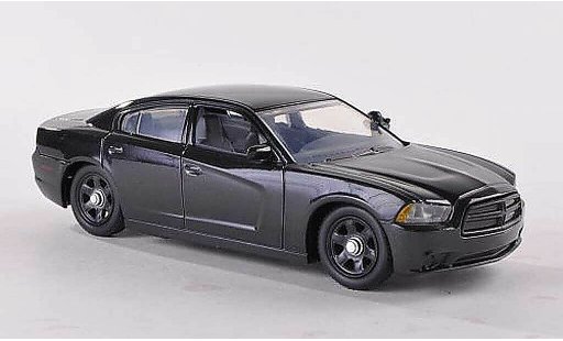 Dodge Charger Police 1/43 First Response black undekoriertes Policefahrzeug 2012 diecast model cars