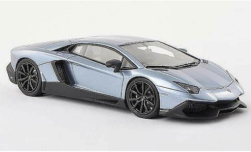 Lamborghini Aventador LP720-4 1/43 Look Smart 50eme Anniversaire blue diecast model cars