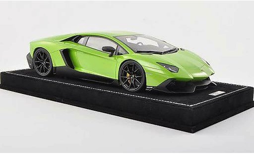 Lamborghini Aventador LP720-4 1/18 MR Collection 50eme Anniversaire green diecast model cars