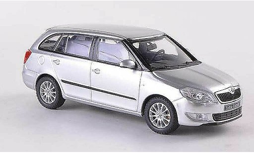 Skoda Fabia II 1/43 Abrex Combi grey Facelift 2010 diecast model cars