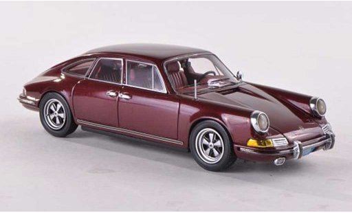 Porsche 911 T 1/43 Matrix Troutman & Barnes 4-Door Sedan red 1972 diecast model cars