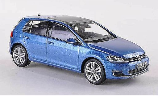 Volkswagen Golf Base 1/43 Herpa blue 5-Turer 2013 diecast model cars