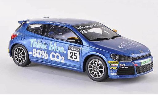 Volkswagen Scirocco R-Cup 1/43 Spark No.25 Think blue diecast model cars