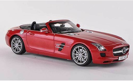 Mercedes SLS Roadster 1/43 Schuco AMG red diecast model cars