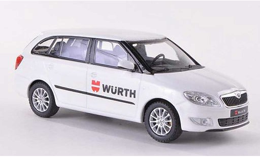 Skoda Fabia II 1/43 Abrex Combi Wurth diecast model cars