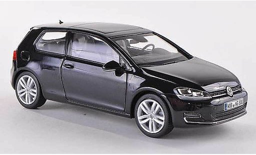 Volkswagen Golf Base 1/43 Herpa black 3-Turer 2013 diecast model cars