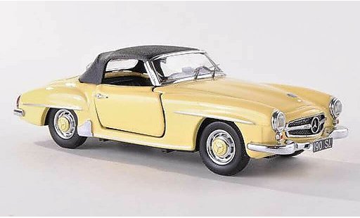 Mercedes 190 Base 1/43 Rio yellow 1955 diecast model cars